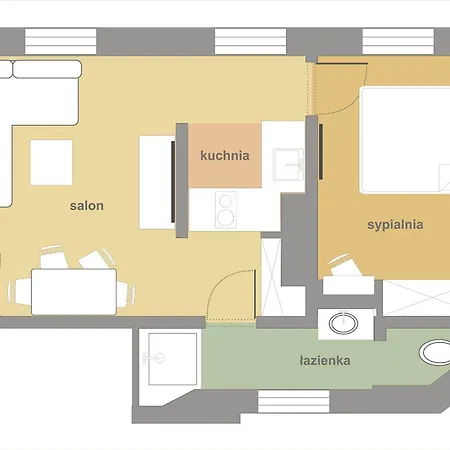 Apartment Sanhaus - Ul Haffnera I Okolice - 3-5 Minut Od Plazy I Deptaka