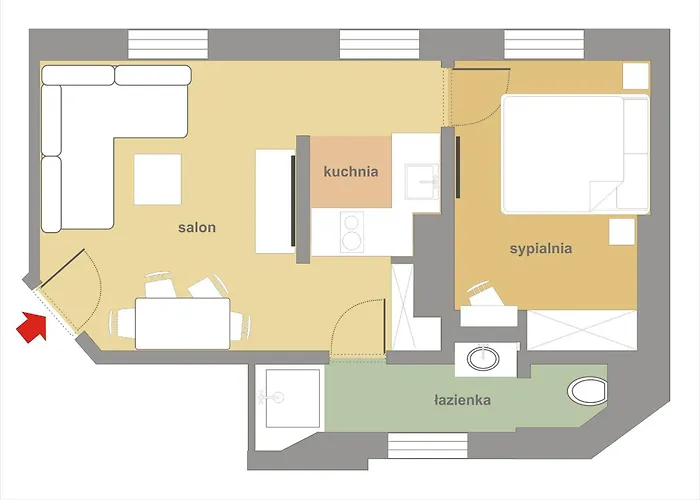 Apartment Sanhaus - Ul Haffnera I Okolice - 3-5 Minut Od Plazy I Deptaka